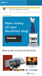 Mobile Screenshot of centralafricana.wordpress.com