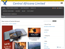 Tablet Screenshot of centralafricana.wordpress.com