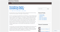 Desktop Screenshot of americanstudiescta.wordpress.com