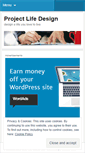 Mobile Screenshot of projectlifedesign.wordpress.com