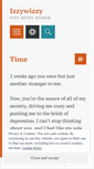 Mobile Screenshot of izzywizzy.wordpress.com