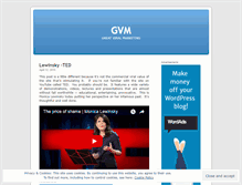 Tablet Screenshot of greatviralmarketing.wordpress.com