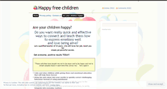 Desktop Screenshot of happyfreechildren.wordpress.com