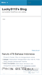 Mobile Screenshot of lucky5115.wordpress.com