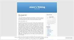 Desktop Screenshot of jalam1001.wordpress.com