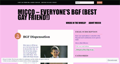Desktop Screenshot of miccobgf.wordpress.com