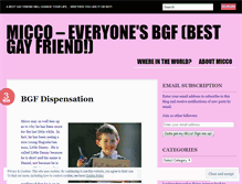 Tablet Screenshot of miccobgf.wordpress.com
