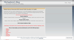Desktop Screenshot of michaelsne.wordpress.com