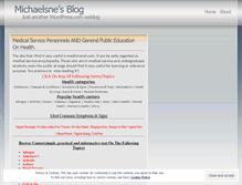 Tablet Screenshot of michaelsne.wordpress.com