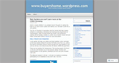 Desktop Screenshot of buyershome.wordpress.com