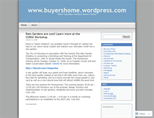 Tablet Screenshot of buyershome.wordpress.com