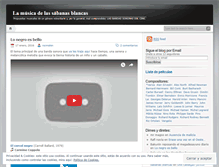 Tablet Screenshot of lamusicadelassabanasblancas.wordpress.com