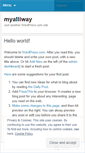 Mobile Screenshot of myalliway.wordpress.com