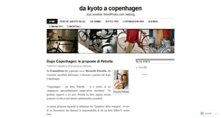 Desktop Screenshot of dakyotoacopenhagen.wordpress.com