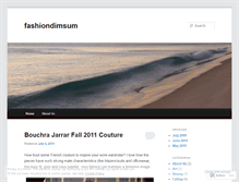 Tablet Screenshot of fashiondimsum.wordpress.com