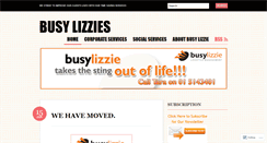 Desktop Screenshot of busylizzielife.wordpress.com