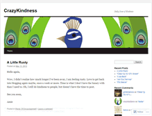 Tablet Screenshot of crazykindness.wordpress.com