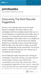 Mobile Screenshot of john9oe4bo.wordpress.com