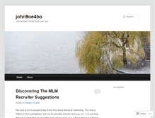 Tablet Screenshot of john9oe4bo.wordpress.com