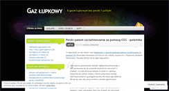 Desktop Screenshot of gazniekonwencjonalny.wordpress.com