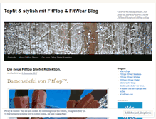 Tablet Screenshot of fitflopfitness.wordpress.com