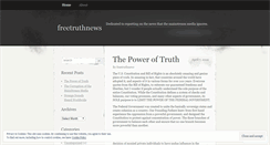 Desktop Screenshot of freetruthnews.wordpress.com