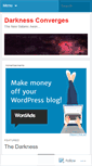 Mobile Screenshot of darknessconverges.wordpress.com