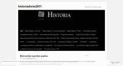 Desktop Screenshot of historiadores2011.wordpress.com