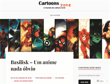 Tablet Screenshot of cartoonszone.wordpress.com