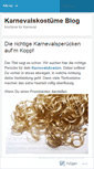 Mobile Screenshot of karnevalskostuem.wordpress.com