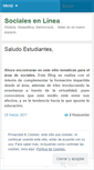 Mobile Screenshot of guiosociales.wordpress.com