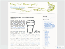 Tablet Screenshot of mingdinhhomeopathy.wordpress.com