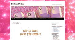 Desktop Screenshot of 5filleset1blog.wordpress.com