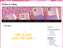 Tablet Screenshot of 5filleset1blog.wordpress.com