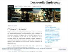 Tablet Screenshot of endogeno.wordpress.com