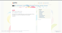 Desktop Screenshot of lf11.wordpress.com