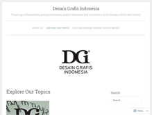 Tablet Screenshot of desaingrafisindonesia.wordpress.com