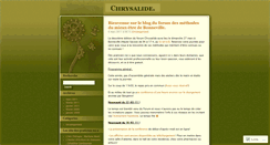 Desktop Screenshot of chrysalide74130.wordpress.com