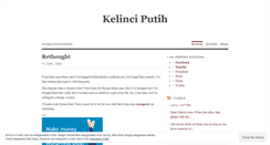 Desktop Screenshot of kelinciputih.wordpress.com