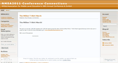 Desktop Screenshot of nmsa2011.wordpress.com