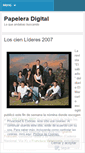 Mobile Screenshot of papeleradigital.wordpress.com