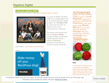Tablet Screenshot of papeleradigital.wordpress.com