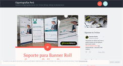 Desktop Screenshot of gigantografias.wordpress.com