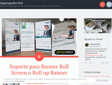 Tablet Screenshot of gigantografias.wordpress.com