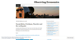 Desktop Screenshot of economicsobserver.wordpress.com