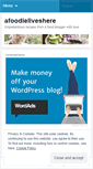 Mobile Screenshot of afoodieliveshere.wordpress.com