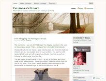 Tablet Screenshot of callidoras.wordpress.com