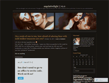 Tablet Screenshot of angelattwilight.wordpress.com
