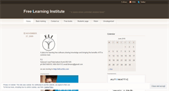 Desktop Screenshot of freelearninginstitute.wordpress.com