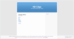 Desktop Screenshot of hdclips.wordpress.com